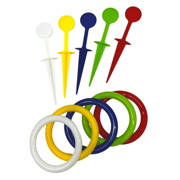 Ring Toss, Rings and Pegs Game, Kids Sports, Children Ages 3+ by MinnARK