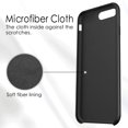 thumbnail image 3 of Liquid Soft Silicone Case Fit for Phone, Shockproof Full Protection PC Cover with Soft Microfiber Cloth Lining Cushion, 3 of 7