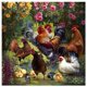 thumbnail image 1 of 30*40cm Peinture Au Diamant Diy (peinture Uniquement, Sans Cadre) Peinture Diamant Thme Avec Poulet Et Coq, Broderie Complte 5d, 1 of 4