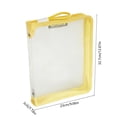 thumbnail image 3 of Kyusrd Transparent Zipper-Closure A4 Exam Paper Storage Bag Document Tote Folder, 3 of 6