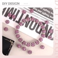thumbnail image 4 of Perads TINKRSTUFF, 200 unidades, diamantes de imitación de 1 cm, color morado claro, 4 of 6