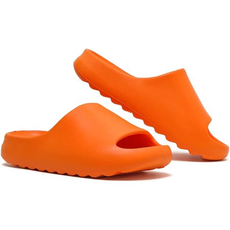 

Unisex Pillow Slippers Slides for Women and Men EVA Comfort Super Soft Quick Drying Rubber Shower Cloud Slides Lightweight Spa Massage Summer Sandals for Adult Couples Indoor and Outdoor