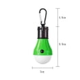 thumbnail image 2 of Tent Lamp Portable LED Tent Light 4 Packs Clip Hook Hurricane Emergency Lights LED Camping Light Bulb Camping Tent Lantern Bulb Camping Equipment for Camping Hiking Backp, 2 of 7