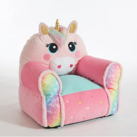 Heritage Club Figural Unicorn Bean Chair, Polyester