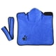 thumbnail image 1 of Albornoz de microfibra para perros - Albornoz absorbente para perros para secarse después de nadar, bañarse o salir bajo la lluvia (L-Azul), 1 of 4