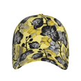 thumbnail image 2 of Naloa Original Classic Low Profile Hat Men Women Baseball Cap Dad Hat Adjustable Unconstructed Orchids Flowers Print Cap, 2 of 9