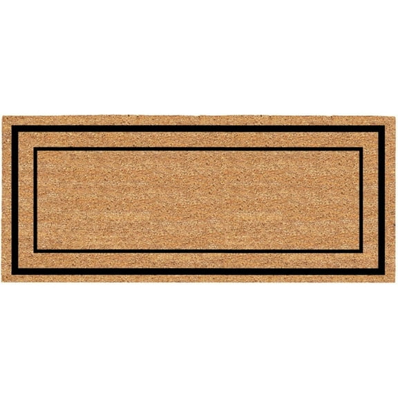AMERICO HOME MAT Coir BLK BRDR 24X60