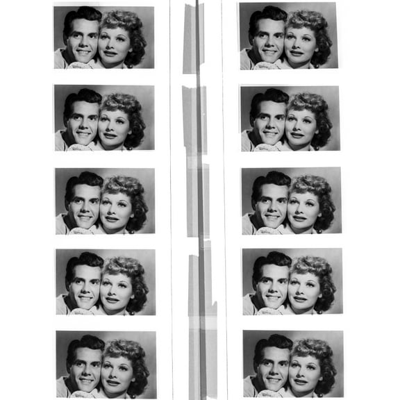 Lucille Ball Images in Black and White Photo Print (24 x 30)