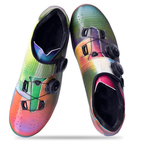 Zapatos de ciclismo zapatos de ciclismo deslumbrantes zapatos de ciclismo zapatos de ciclismo transpirables Un par de BOODUN microfibra transpirable resistente al desgaste ANGGREK Otros