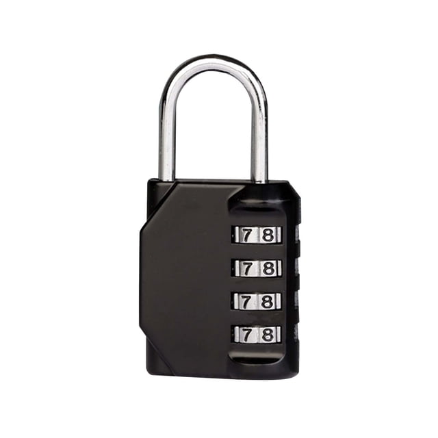 Password Lock, Four Digit Password Lock, All Metal, Medium Password Lock,