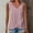 003 Pink, variant on Womens Sleeveless Floral Lace Trim V Neck Tank Tops Casual Loose Fit Asymmetric hem Blouse Tops