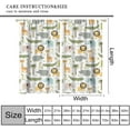 thumbnail image 2 of Nursery Safari Animals Blackout Curtains,Woodland Jungle Lion Giraffe Cartoon Watercolor Animals Pattern 2 Panel Rod Pocket Window Drapes for Kids Boy Bedroom Decor 42" W X 84" L, 2 of 8