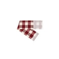 thumbnail image 2 of PowerSellerUSA French Door Curtain, Elegant Buffalo Plaid Curtains for Front Door, Classic Farmhouse Country Decor Plaid Gingham Checkered Design Door Curtains, 54" W x 72" L Single Panel, Burgundy, 2 of 7