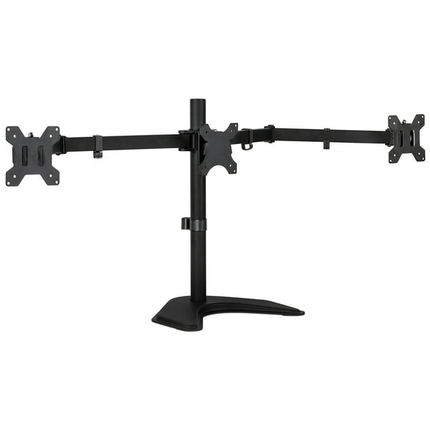 MountIt! Triple Monitor Stand 3 Monitor Stand Fits 1927 Inch