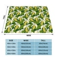 thumbnail image 4 of XMXT Throw Blanket, Colorful Cartoon Banana Machine Washable Blankets for Sofa, 60 x 50 inches, 4 of 9