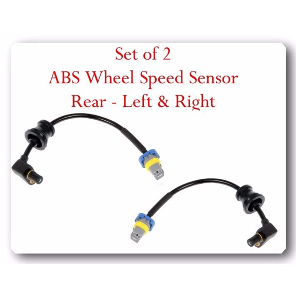 Set of 2 ABS Wheel Speed Sensor Rear Left  Right Fits: EQUINOX TORRENT VUE