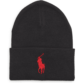 Polo Ralph Lauren Unisex Lambswool Skullie Cap Beanie Hat Wool
