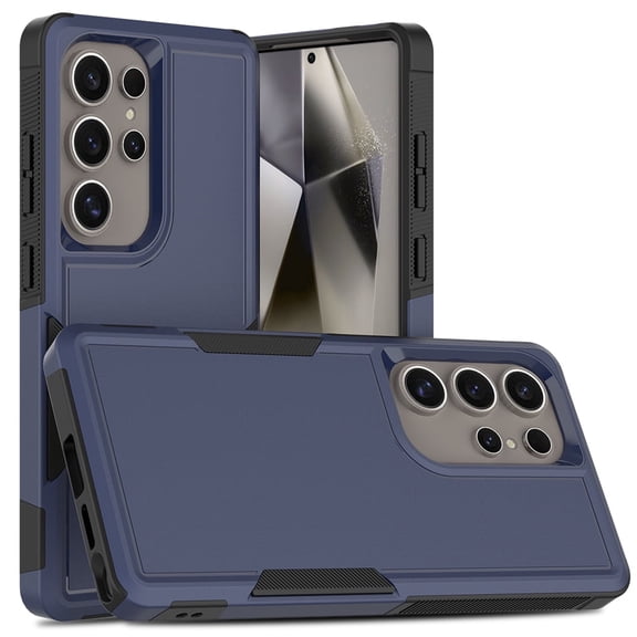 for Samsung Galaxy S25 Ultra Case, Heavy-Duty Shockproof and Drop-Proof Design, 3-Layer Full-Body Protection [Screen Not Included], Durable Rugged Cover, Mint Green/Green/Deep Blue