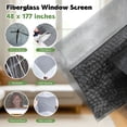 thumbnail image 3 of Tarvako Window Screen Door Repair/Replacement Kit, 48" x 177", Durable Fiberglass Mesh with Rolling Tool/Hook/Ruler/Cutter/Spline/Clips, Window Screen & Screen Door Mesh & Screen Porch Repair Kit, 3 of 8