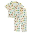 thumbnail image 2 of Pokemon All-Over Print Women's Button-Down Shirt And Pants 2-Piece Pajama Set-Large, 2 of 7