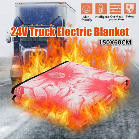 24v Electric Heater Relay - Electric Heated Car Van Truck Fiber Cosy Warm Winter Blanket Cover Heater Pattern 24V 40W Random delivery