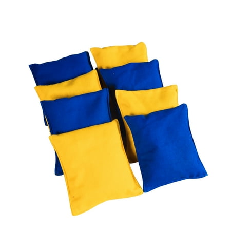 Corn Hole Toss Bean Bag Beanbag Replacement 4 Blue Yellow 8