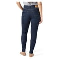 thumbnail image 4 of Levi Strauss Signature Women's and Women's Plus High Rise Skinny Jeans, Inseams: Short, Regular and Long, Sizes 2-28, 4 of 5