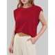 thumbnail image 2 of Camiseta Sin Mangas Informal de Verano para Mujer, Color Rojo Vino, Talla XL, 2 of 5
