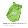 thumbnail image 2 of Greeniant Chubasquero de poliéster para mascotas, reemplazo , protector de Color sólido para exteriores, impermeable, reflectante, a prueba de Ropa para mascotas, 2 of 6