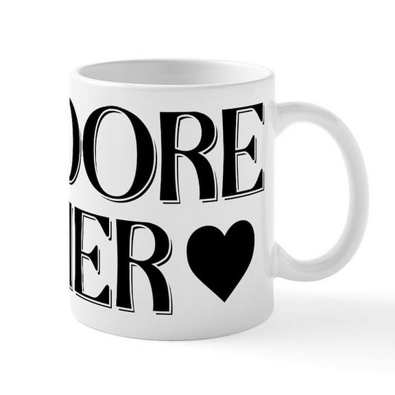 CafePress - I Adore Her - 11 oz Ceramic Mug - Novelty Coffee Tea Cup