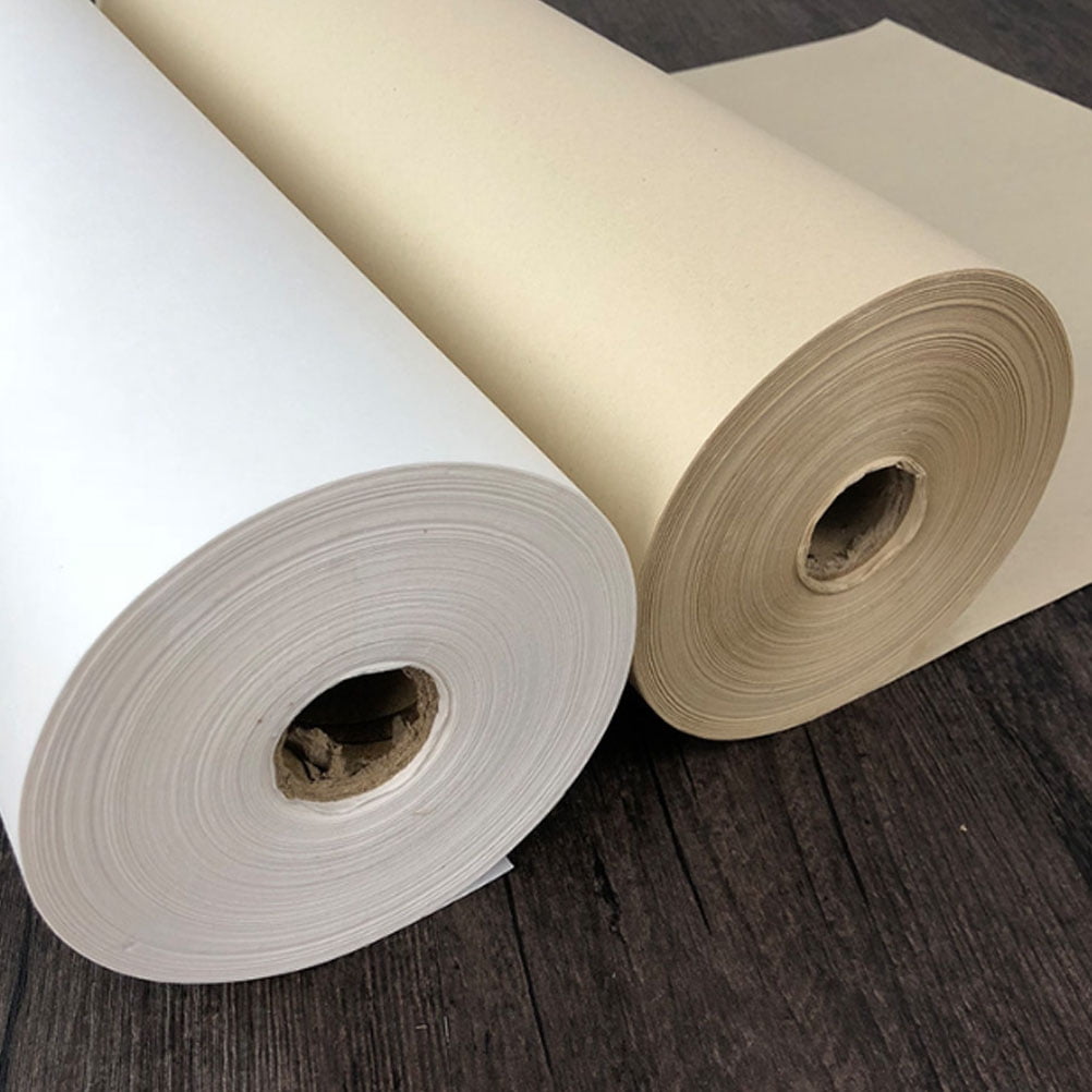 BESTYASH White Writing Paper Roll Set for Students, Vintage Style Painting and Drawing Supplies