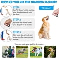 thumbnail image 2 of Dog Training Clicker with Wrist Strap Durable Lightweight Easy to Use, Pet Training Clicker for Cats Puppy Birds Horses. Perfect for Behavioral Training 4-Pack, 2 of 5