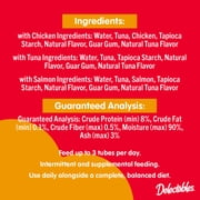 Hartz Delectables Squeeze up Lickable Wet Cat Treat Flavor Variety Pack, 0.5oz Tube (54 Count)