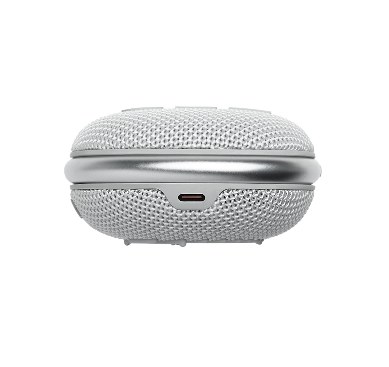 Restored JBL Clip 4 Bluetooth Portable Speaker, White (Refurbished)