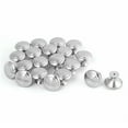 thumbnail image 2 of Yeacher 40 Pcs Boutons en Acier Inoxydable Trou Unique Argenté Rond avec Vis de Fixation Poignée pour Porte de Meuble Armoire, 2 of 7