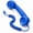 Blue, variant on Retro Ring Phone Handset, Retro Ring for Cell Phones, Vintage Phone Receiver with Microphone and Speaker for Smartphones