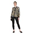 thumbnail image 1 of Blusa Jane André Badi gris 26 escote en V manga larga 19-1082, 1 of 5