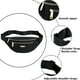 thumbnail image 3 of Riñonera para mujer, hombre, con bolsillos, moderna, tipo bandolera, color negro, 3 of 8