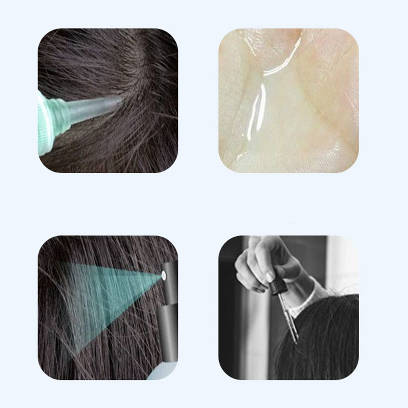Scalp Oil Applicator Hair Oil Applicator Hair Serum Applicator Scalp Applicator Bottle Root Comb Scalp Massager Non Spill Precision Hair Care Tool Travel Use Reusable