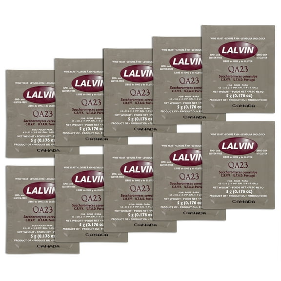 Lalvin QA23 Wine Yeast- 10 Packets