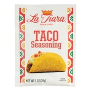 La Tiara Authentic Mexican Taco Seasoning, 1-Ounce Packet