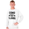 thumbnail image 5 of Como Se Llama Alpaca Animal Humor Long Sleeve TShirt Men Women Brisco Brands S, 5 of 6