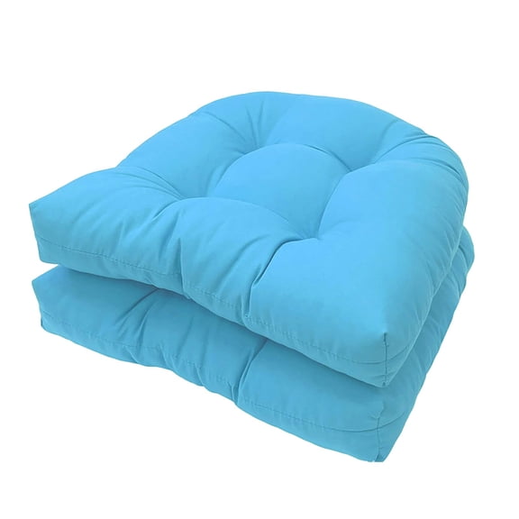 Dvumao 2 Pack 19x19 Inch Garden Chair Cushion, Rattan Chair Seat Cushion for Patio, Machine Washable
