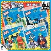 Super Powers 8 Inch Action Figures With Fist Fighting Action Series 2: Set of all 4 Figures