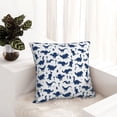 thumbnail image 6 of Pofeuu Cute Cartoon Dinosaur Print Double-sided plush pillowcase Square Throw Pillow Covers Pillows Cover for Living Room Bedroom Sofa Couch Cushion Cover（No pillow core）-24"x24", 6 of 7