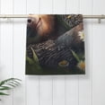 thumbnail image 5 of Pofeuu Daisy Sleeping Sloth Print Hand Towel 27.5" x 16" Soft Absorbent Towel for Bathroom SPA Gym Hotel, 5 of 6