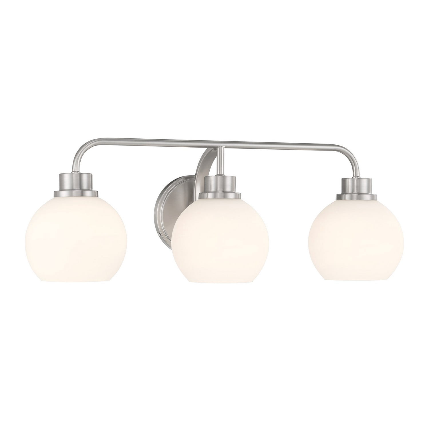 Bathroom Vanity Light in Brushed Nickel