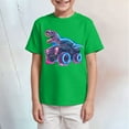 thumbnail image 2 of Zshosam Boys Plain T Shirts Boys T Shirt Short Sleeve Graphic Tee Soft Crew Neck Shirts for Kids Youth Size 9T 10T,(Green 9-10 Years), 2 of 4