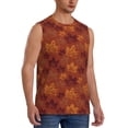 thumbnail image 2 of Balery fall Maple Camisetas sin mangas para hombre, absorbe la humedad y protege contra el mal olor.-3X-Large, 2 of 7