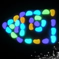 thumbnail image 4 of 200pcs Glow In Dark Pebbles Stone Home Garden Walkway Aquarium Fish Tank, 4 of 5